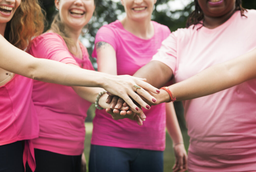 Women fighting breast cancer